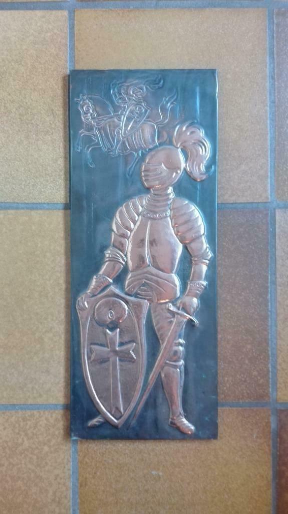 43) Wanddecoratie ridderfiguur, Ophalen of Verzenden