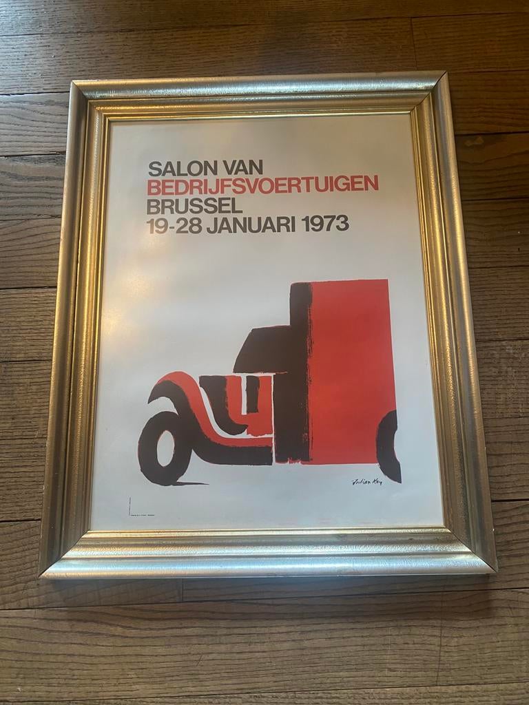 Litho JULIAN KEY graficus 1973, Ophalen of Verzenden