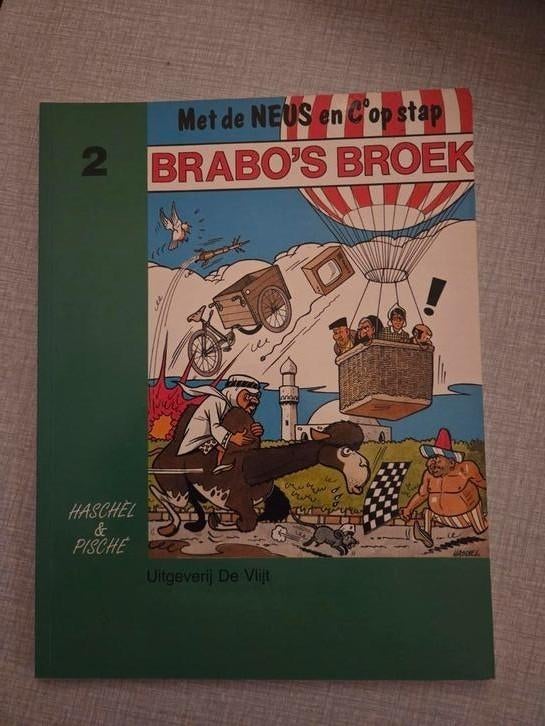 Avec le nez et le C à l'étape 2, 1ère édition., Enlèvement ou Envoi, Une BD, Comme neuf, Haschèl & Pische