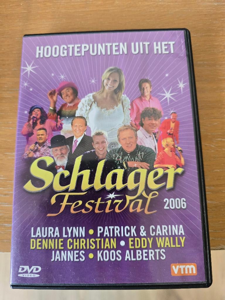 Muziek dvd's schlager en tien om te zien, Ophalen of Verzenden, Zo goed als nieuw