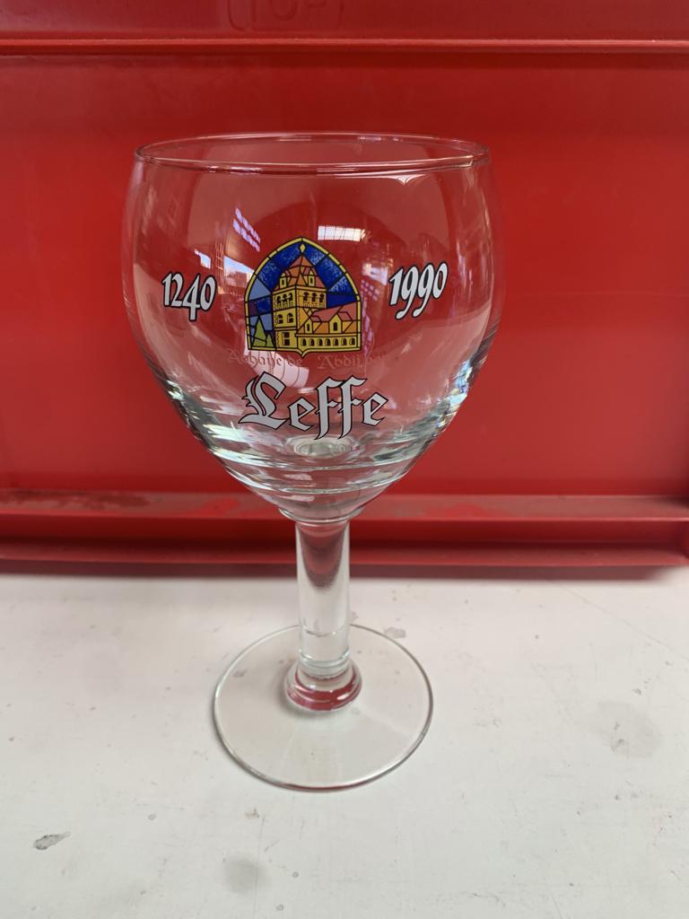 Leffe glas 750 jarig bestaan  Nog 1000 andere glazen, Ophalen, Nieuw