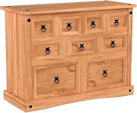 Koopkast met 9 laden | massief grenen | GRATIS LEVERING, Minder dan 50 cm, VIDA DESIGNS, -, Verzenden