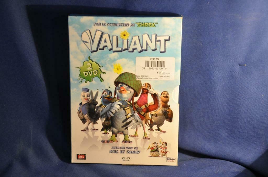 dvd double d'animation pour enfant valiant ( 49), Cd's en Dvd's, Europees, Gebruikt, Alle leeftijden, Overige typen