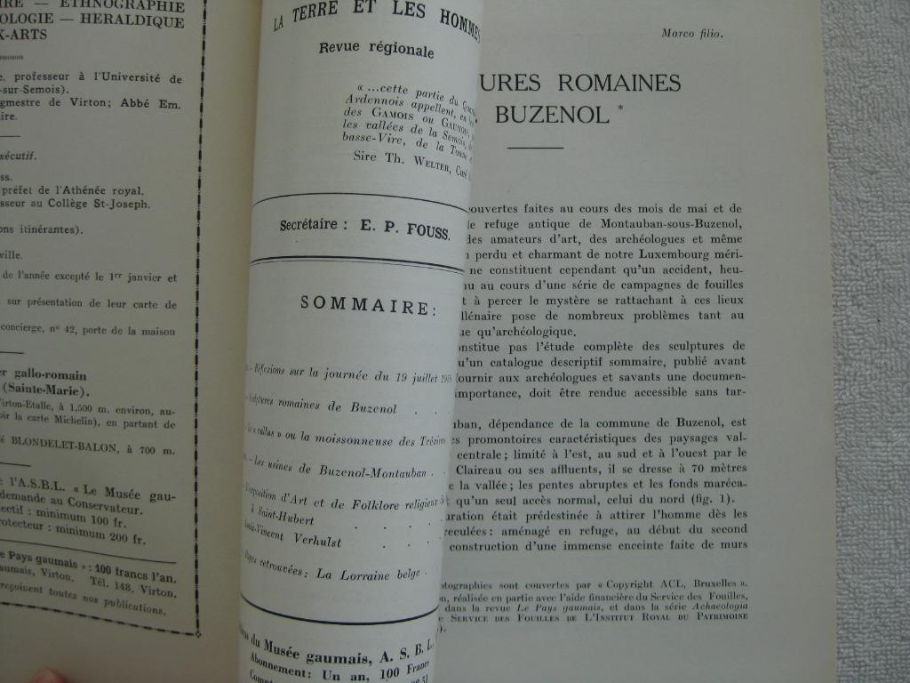 Gaume - Buzenol Montauban – J. Mertens - EO 1958 peu courant, Ophalen of Verzenden, Gelezen