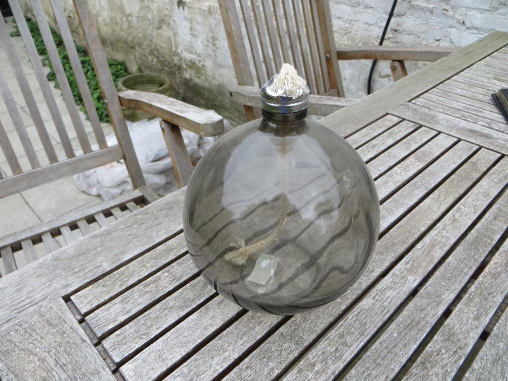 NIEUW olielamp voor buiten, Antiek en Kunst, Antiek | Glaswerk en Kristal, Ophalen