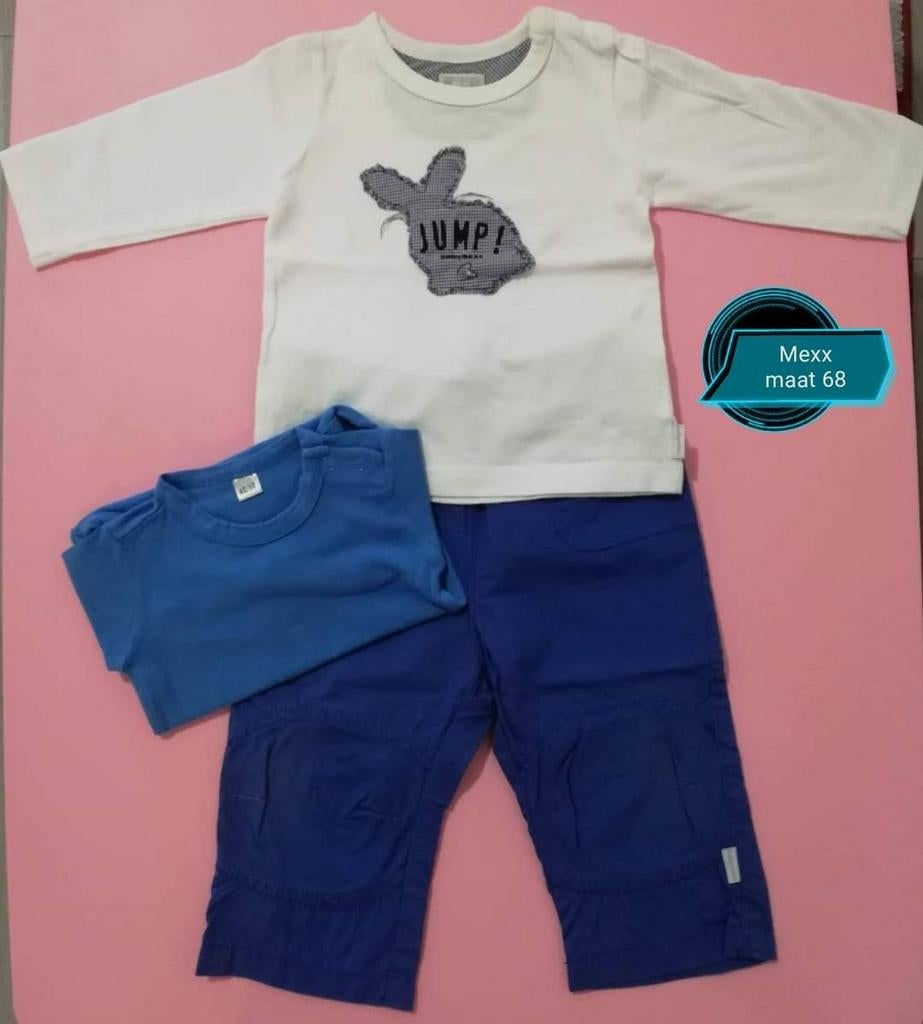 Driedelig setje Mexx maat 68, Kinderen en Baby's, Babykleding | Maat 68, Mexx, Ophalen of Verzenden, Zo goed als nieuw, Setje