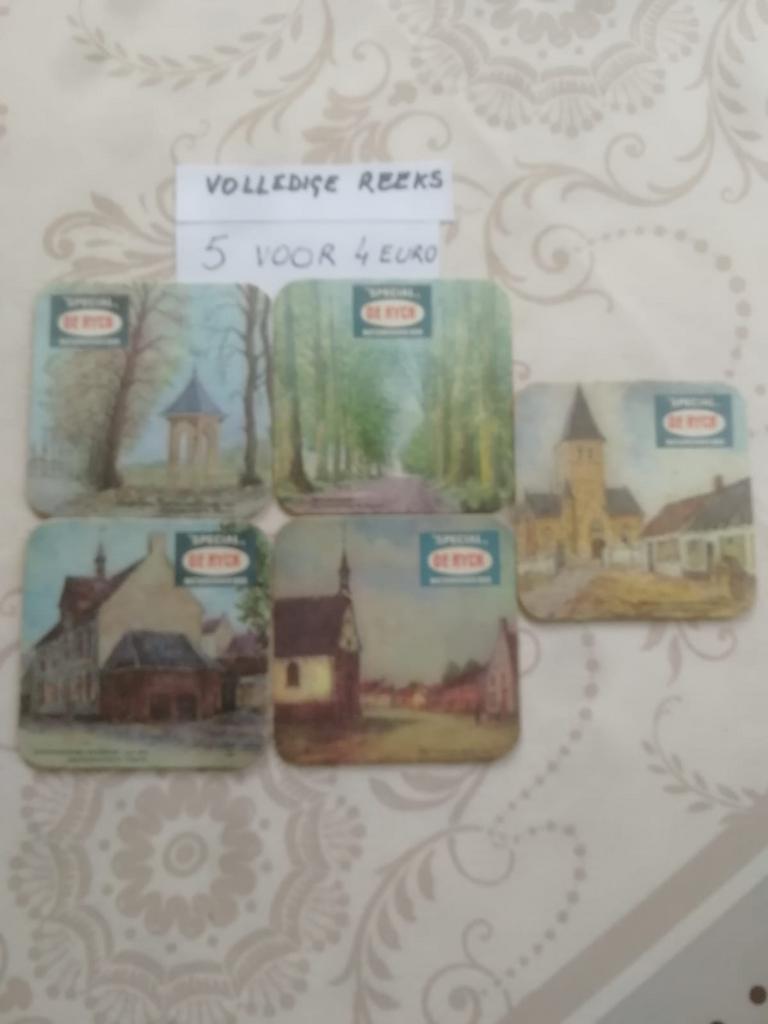 Volledige reeks bierviltjes - De Ryck Herzele - €4, Ophalen of Verzenden, Viltje(s)