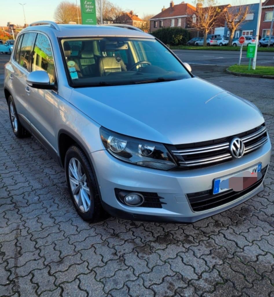 Tiguan vw tdi dsg7, Cuir, 110 kW, Noir, 5 portes