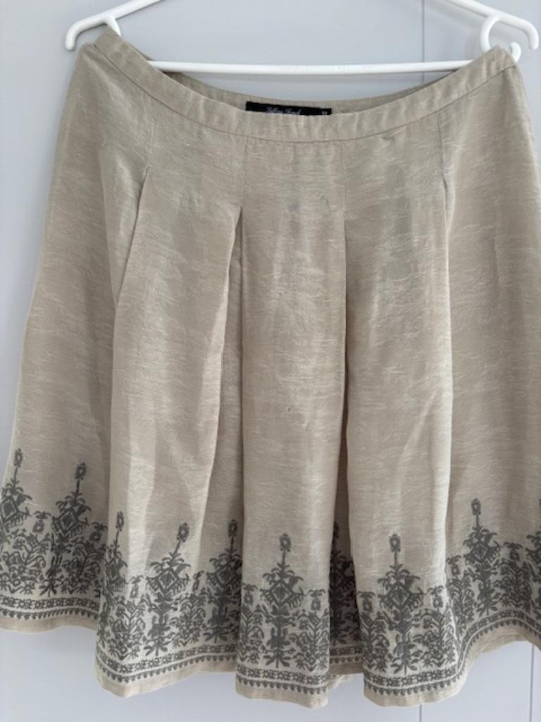 Rok Talking French maat 38, Kleding | Dames, Maat 38/40 (M), Talking French, Beige, Ophalen of Verzenden