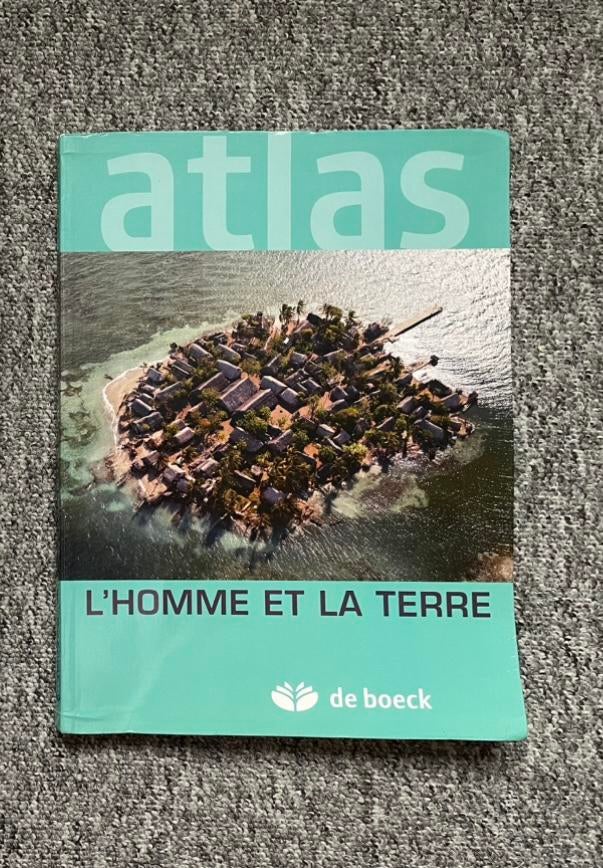 Atlas l’homme et la terre, Livres, Livres scolaires