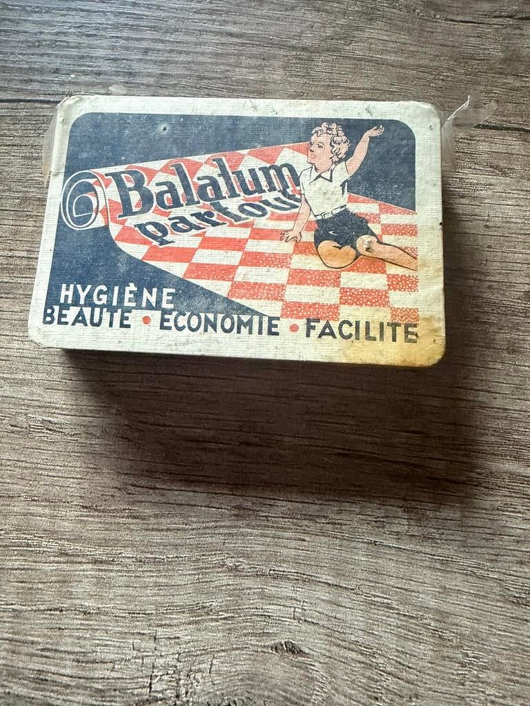 Oude speelkaarten balatum partout, Ophalen, Zo goed als nieuw, Speelkaart(en)