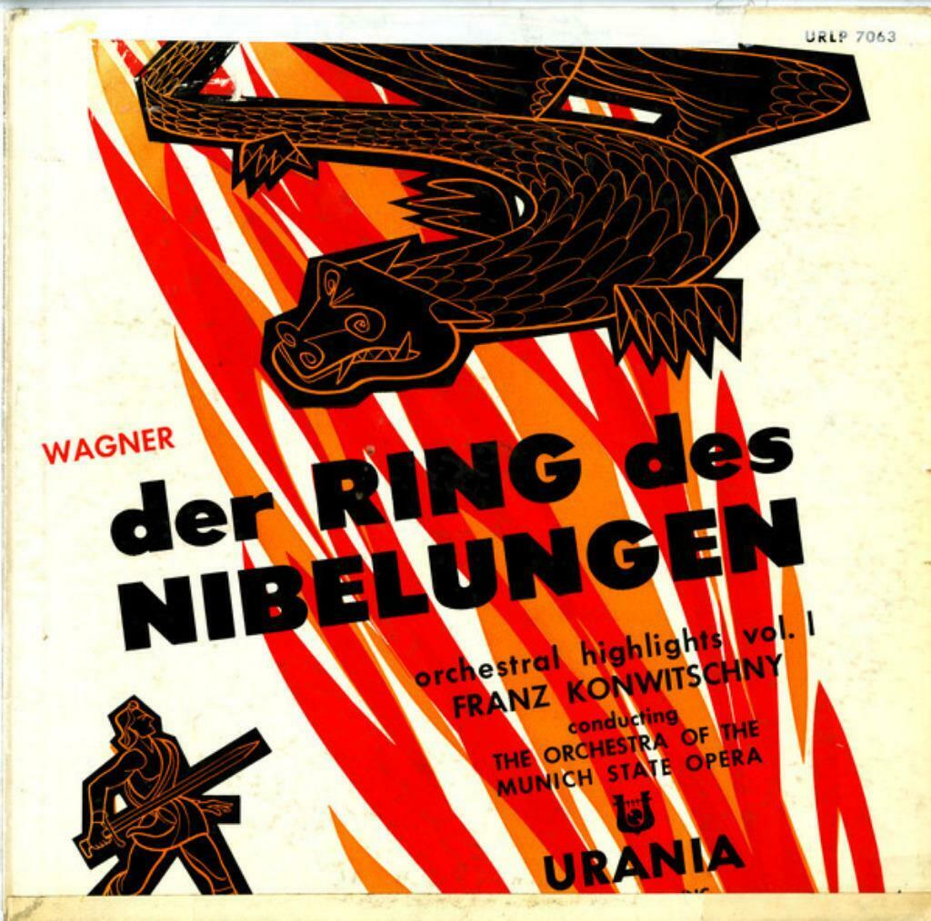 LP  Wagner Konwitschny Munich Opera Ring Nibelungen 1952, Cd's en Dvd's, Vinyl | Klassiek, Gebruikt, Opera of Operette, Ophalen of Verzenden