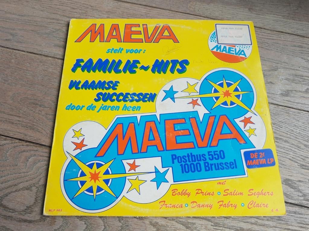 Lp - Maeva - familie - hits, Ophalen of Verzenden, Zo goed als nieuw