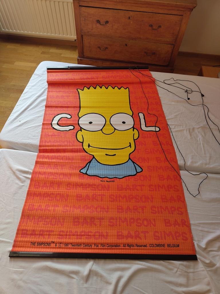 Rolgordijn The Simpsons Bart, Kinderen en Baby's, Ophalen of Verzenden