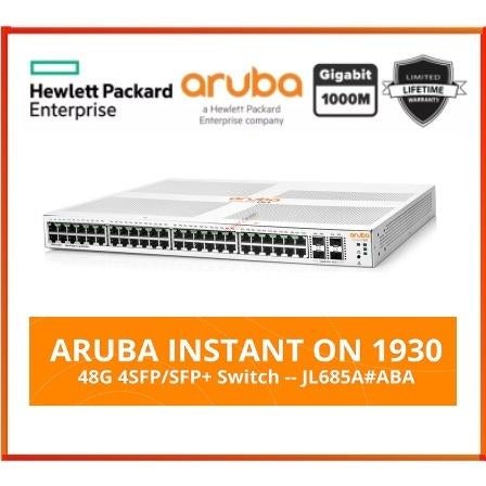 HPE Aruba Instant On 1930 48G 4SFP/ SFP+ switch, Informatique & Logiciels, Commutateurs réseau, Utilisé, Enlèvement ou Envoi