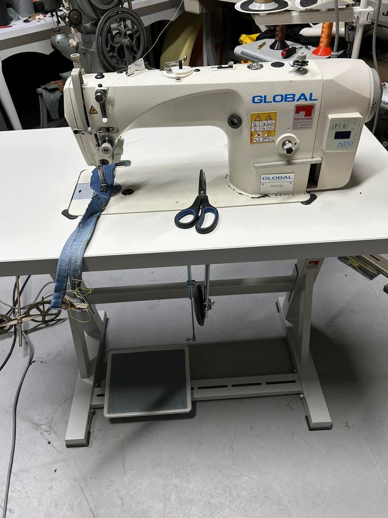 Global 3900-DD naaimachine stik probleem nagekeken worden, Enlèvement ou Envoi, Comme neuf, Machine à coudre
