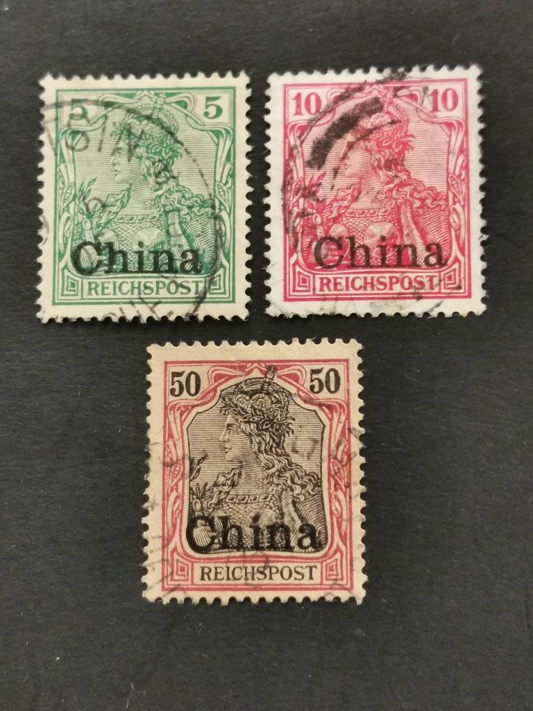 Duitse Post in China 1901, Ophalen of Verzenden, Gestempeld, Oost-Azië