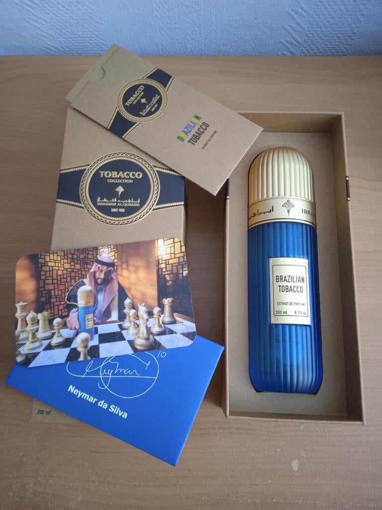 Eau de parfum Brazilian Tobacco 200ml Neuf Ibrahim Qurashi, Ophalen, Nieuw, Overige typen