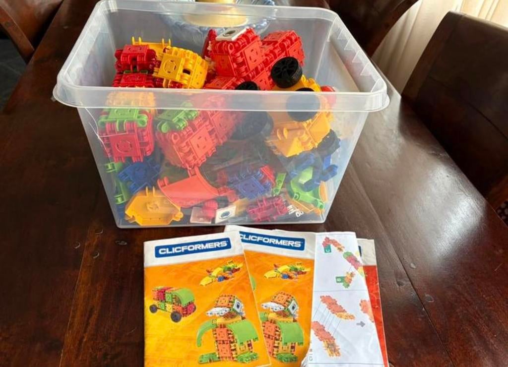 Clicformers 300 st, Kinderen en Baby's, Speelgoed | Bouwstenen, Ophalen, Zo goed als nieuw