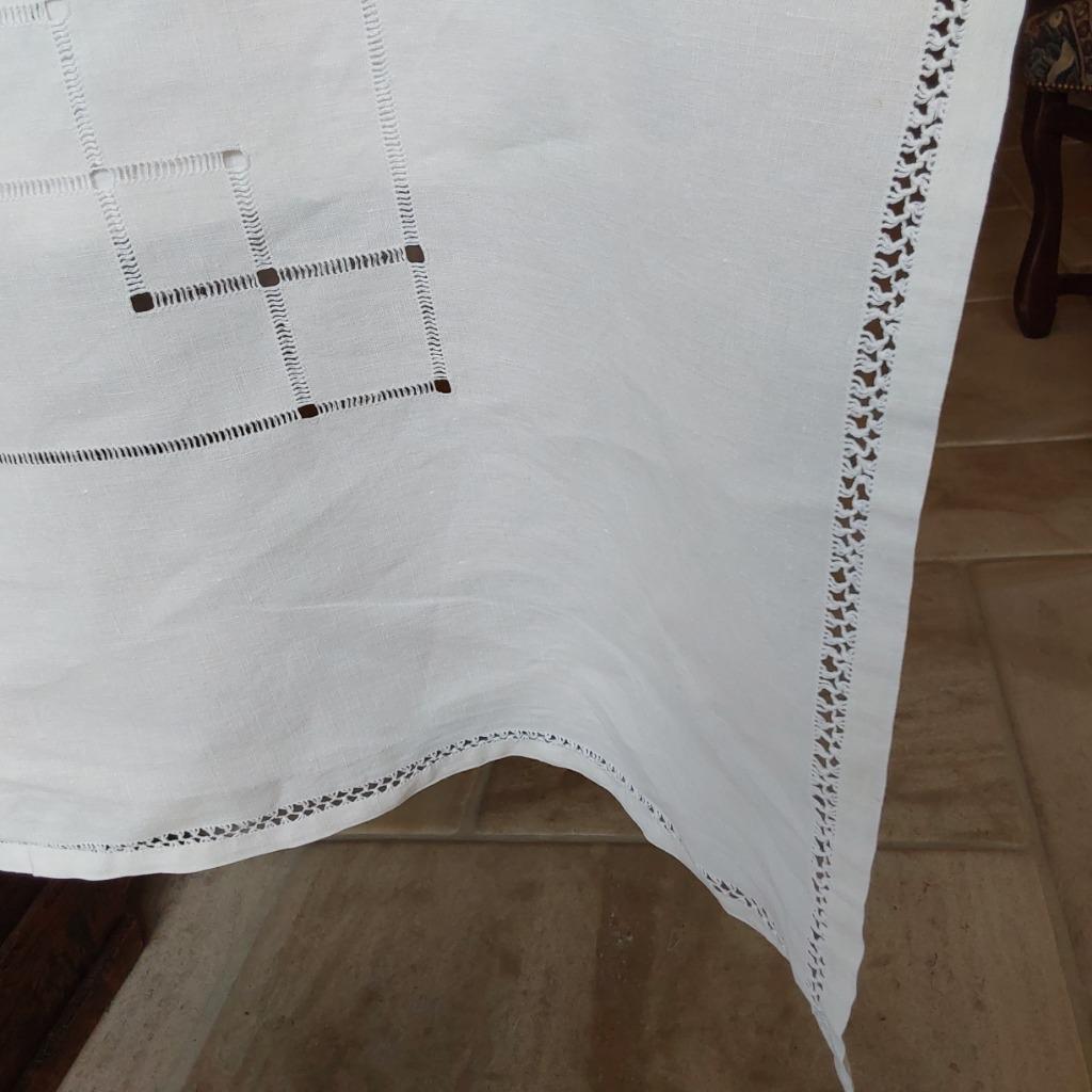 Antiek tafelkleed - 3m30 x 1m70 0, Antiek en Kunst, Ophalen