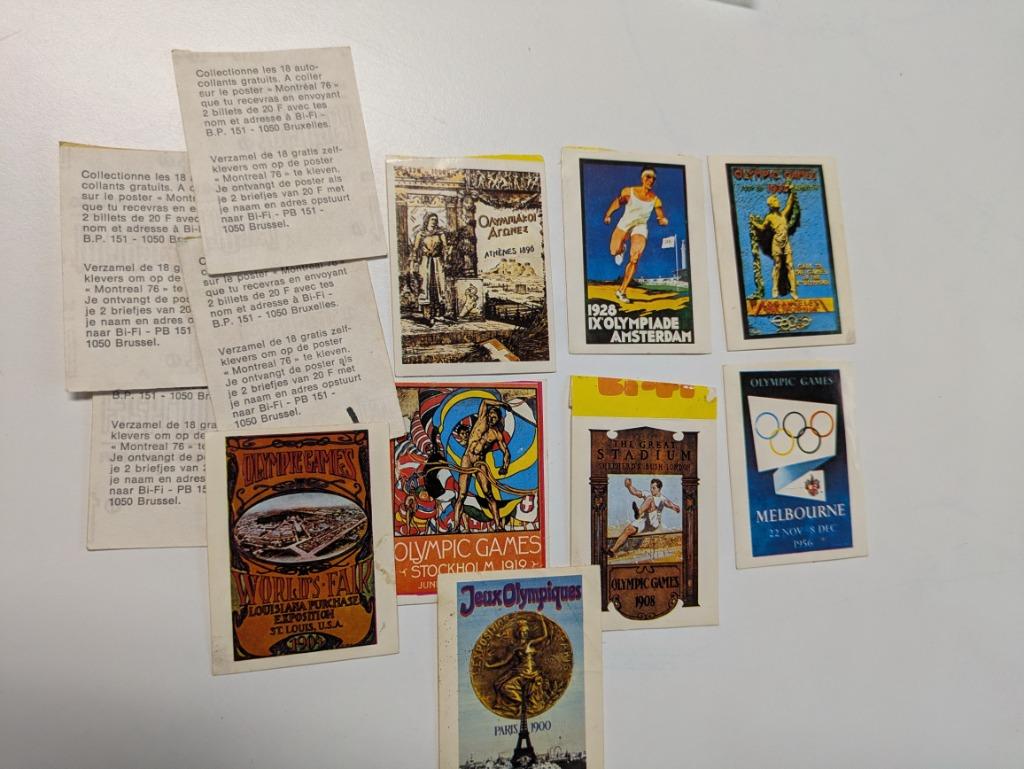 CARTES À IMPRIMER BI FI 12X JEUX OLYMPIQUES DE MONTRÉAL 76, Envoi