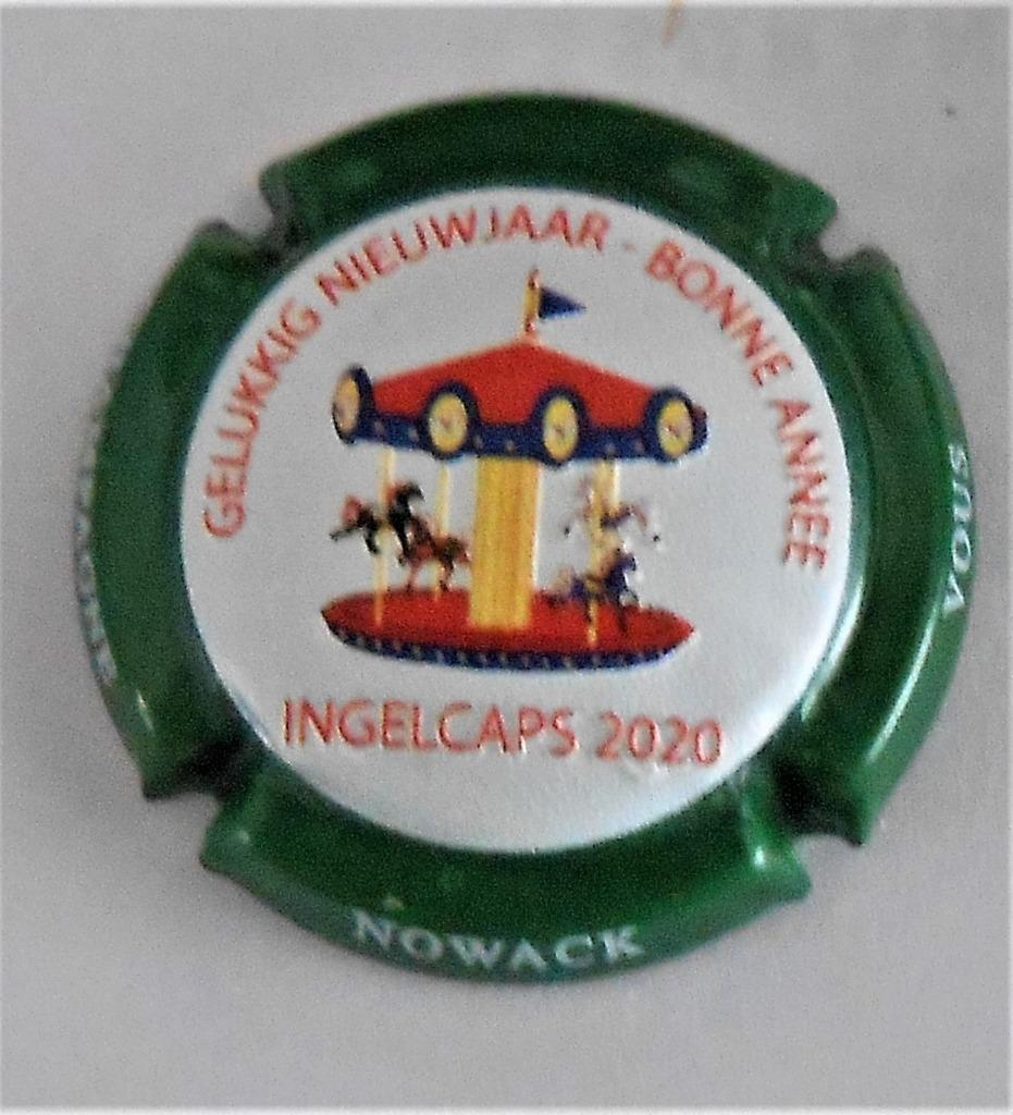 champagnedop - Nowack - Ingelcaps 2020 - gelukkig nieuwjaar, Verzamelen, Overige Verzamelen, Ophalen of Verzenden, Zo goed als nieuw