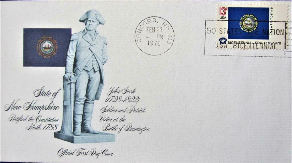 FDC- U.S.A.- AMERIKAANSE STATEN EN STEDEN- NEW HAMPSHIRE, Enlèvement ou Envoi, Affranchi, Lieu ou Bâtiment