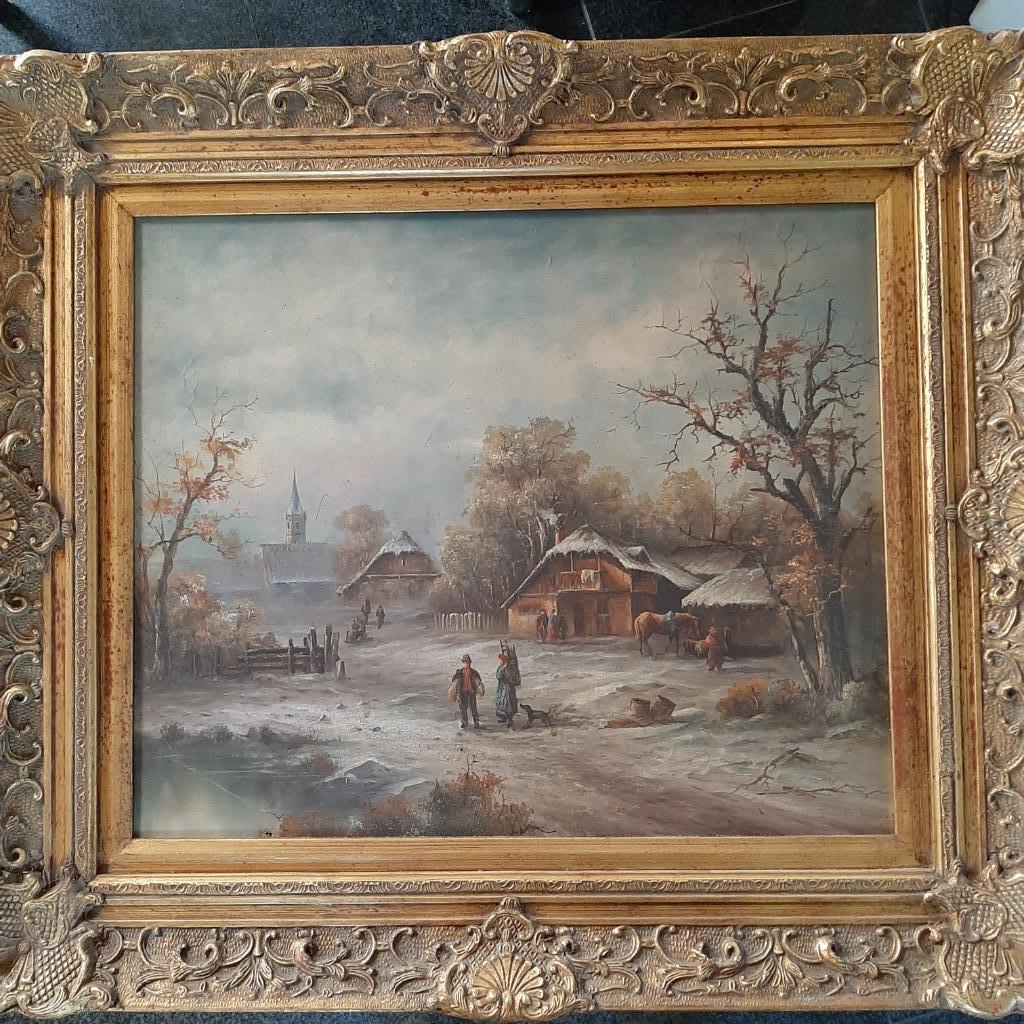 paysage d'hiver, Enlèvement