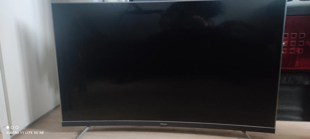 THOMSON LCD TV achtergrondverlichting LED 139 cm 55 gebogen, Ophalen, LCD, Smart TV