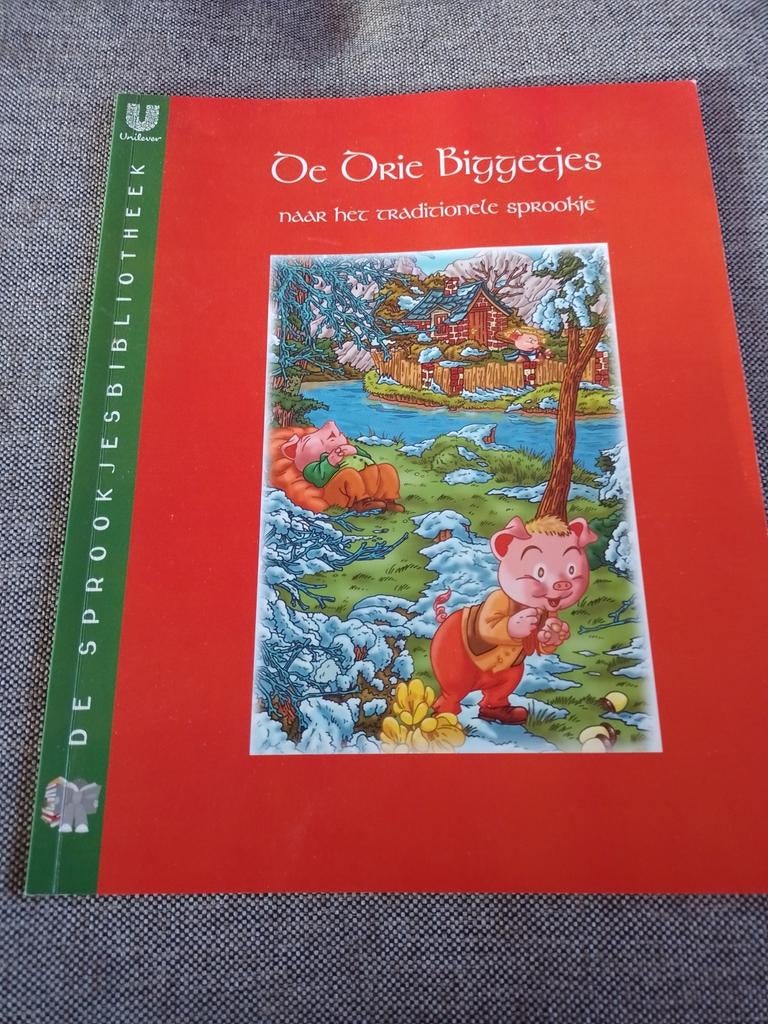 De sprookjesbibliotheek de drie biggetjes, Ophalen of Verzenden, Zo goed als nieuw