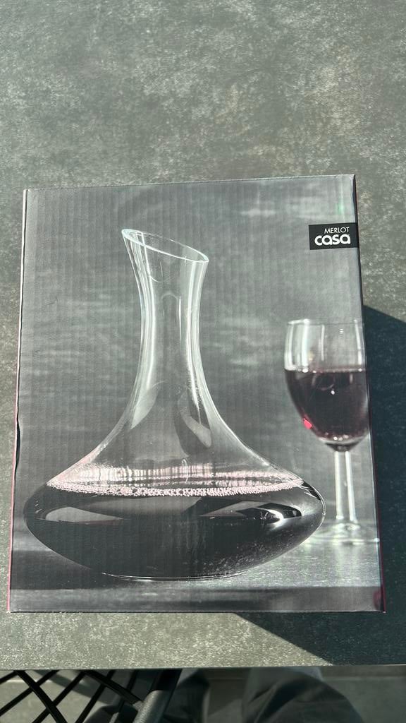 Decanteerkaraf 1,89 liter glas, Ophalen of Verzenden, Nieuw
