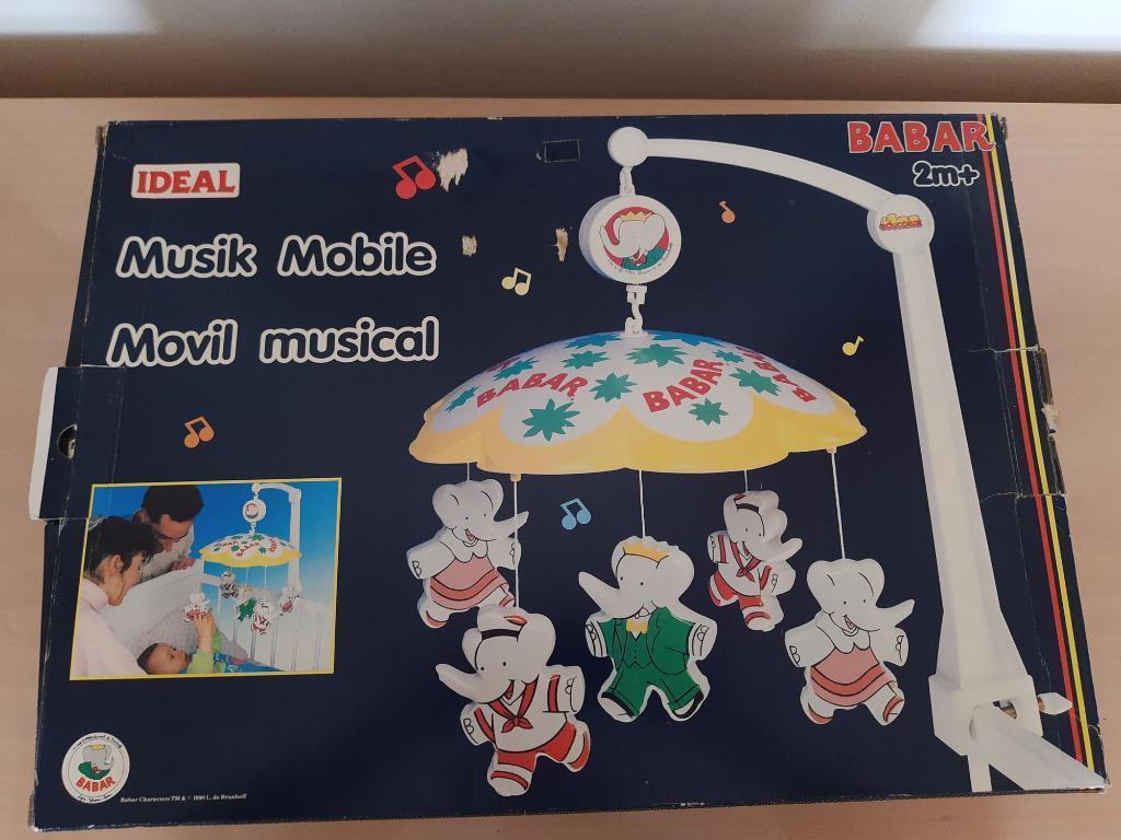 Babar : Vintage Muziekmobiel- snel overnemen graag, Ophalen of Verzenden, Gebruikt, Tv, Gebruiksvoorwerp