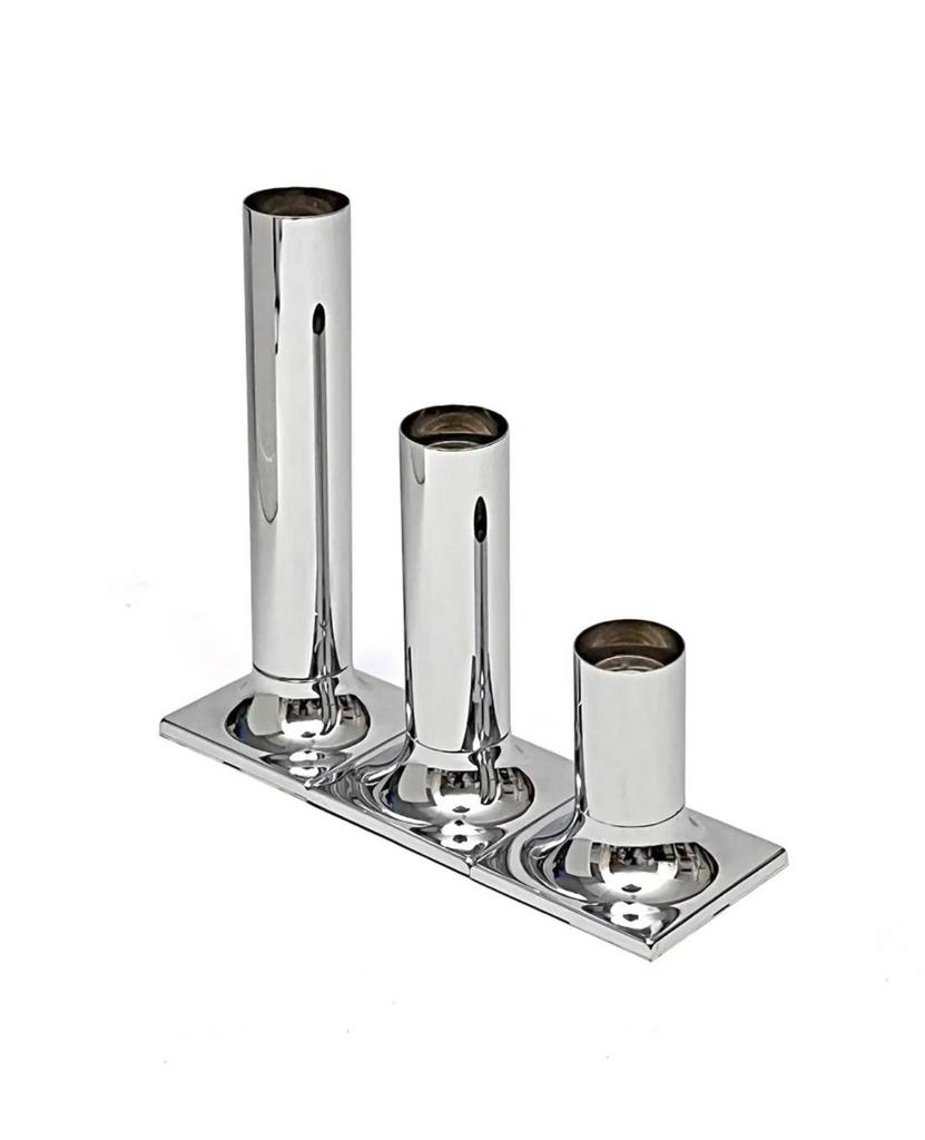 3 modulaire Staff-schijnwerpers van Rolf Krüger-Germany-60, Metaal of Aluminium, Mid-Century, Ophalen of Verzenden, Zo goed als nieuw