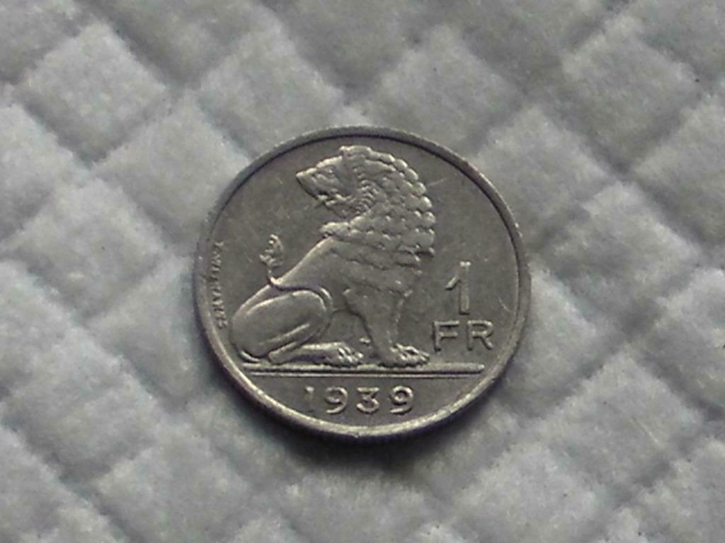 5FR - Léopold lll Belgique Belgie de 1939 (153), Postzegels en Munten, Ophalen of Verzenden, Overig, Losse munt
