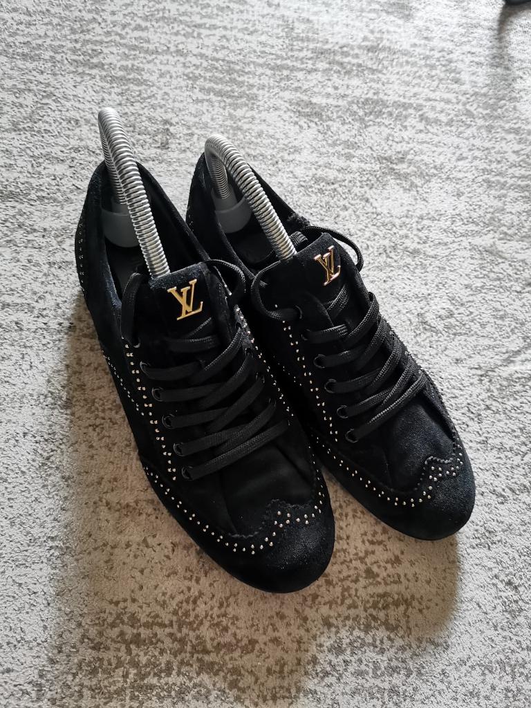 Louis Vuitton - Lyrics sneakers 37,5, Zwart, Ophalen of Verzenden, Zo goed als nieuw, Sneakers