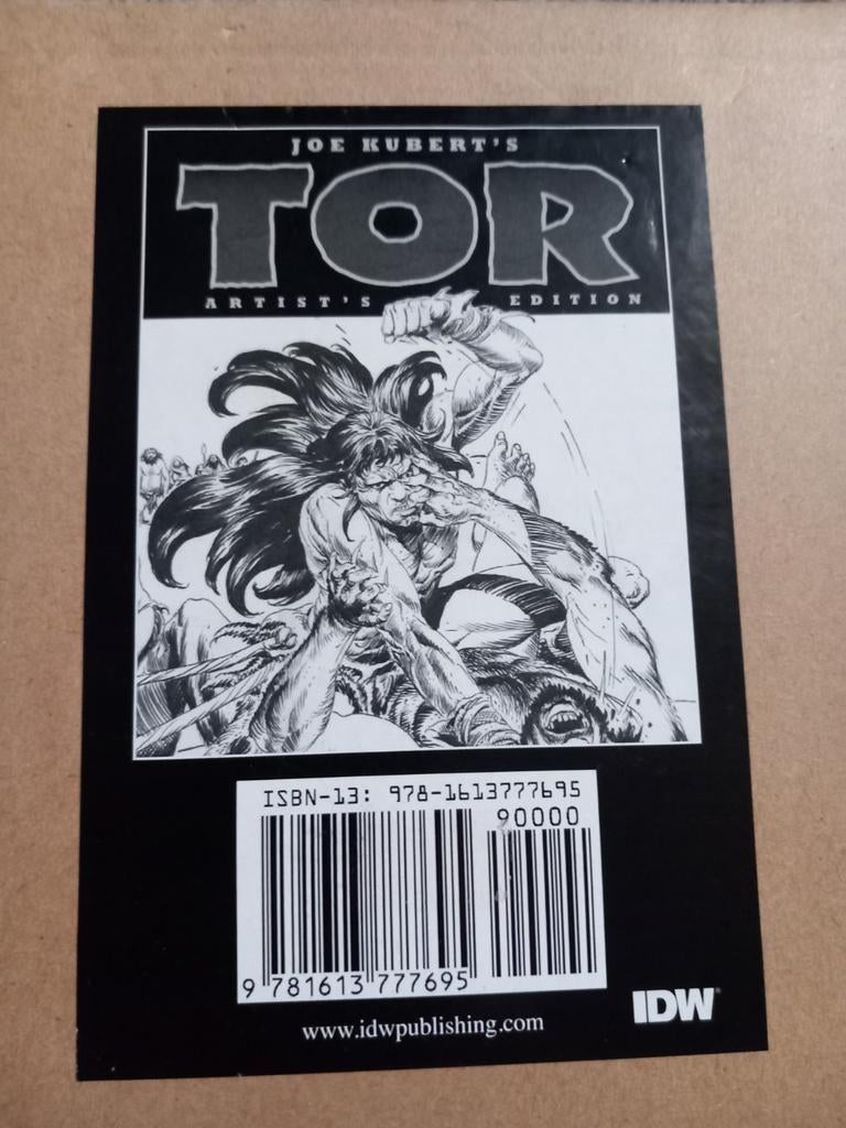 IDW Joe Kubert Tor Comics Artist Edition