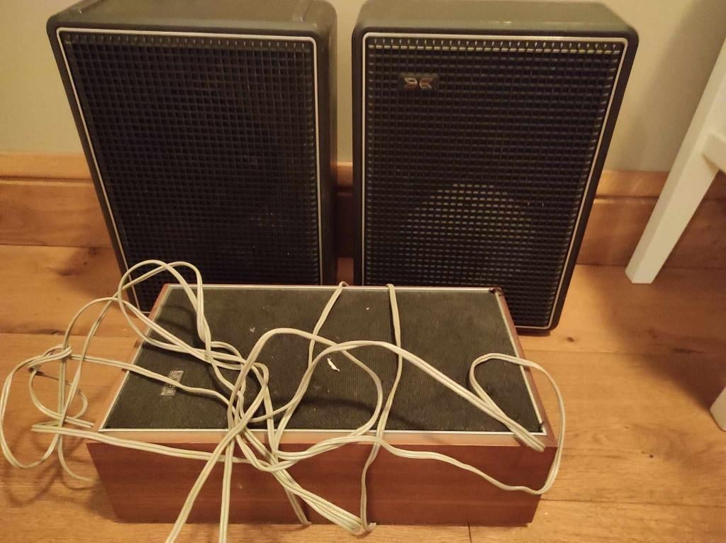oude boxen voor radio, Ophalen of Verzenden, Gebruikt, Radio
