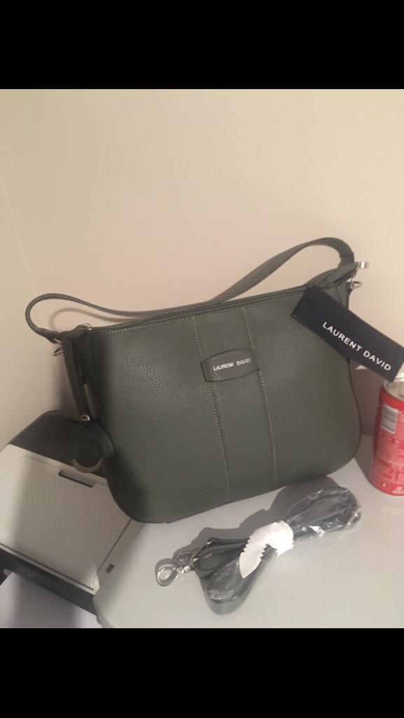 Nieuwe handtas Laurent David, Handtassen en Accessoires, Ophalen of Verzenden, Nieuw, Groen