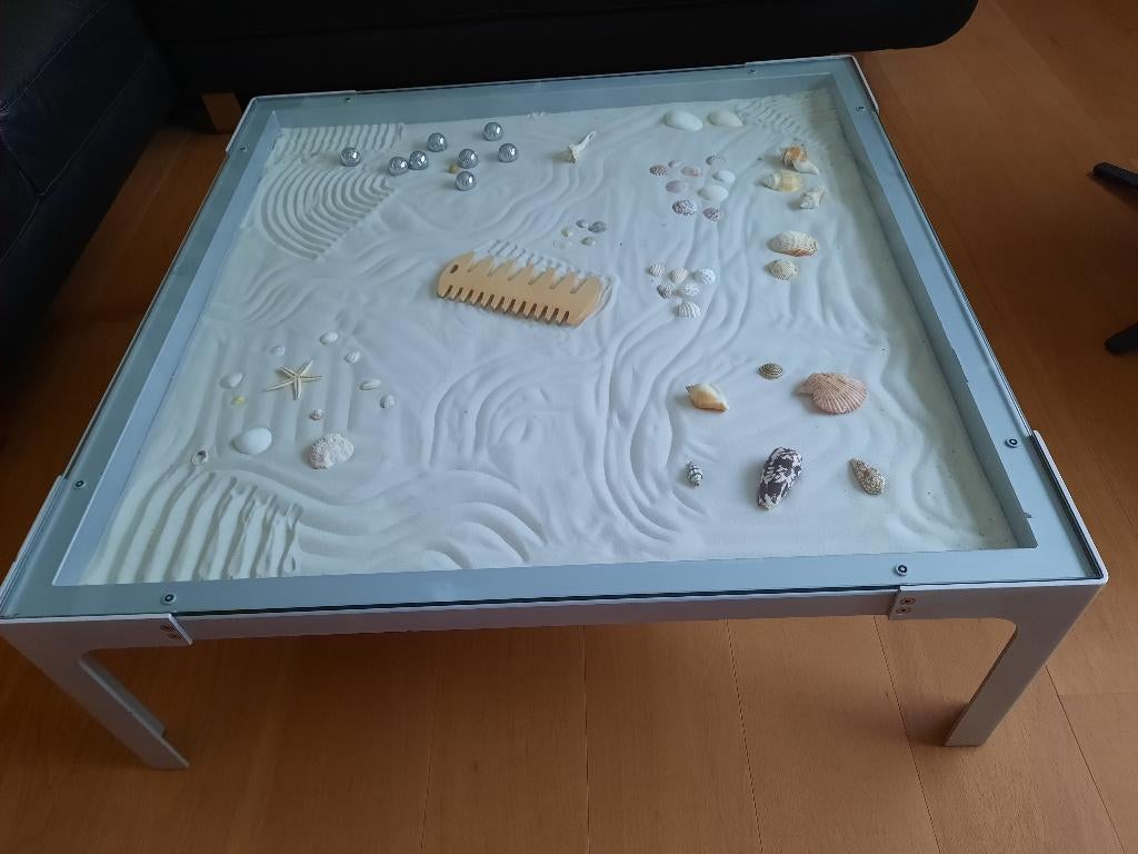 Salontafel design, Ophalen, Gebruikt, 50 tot 100 cm, Vierkant
