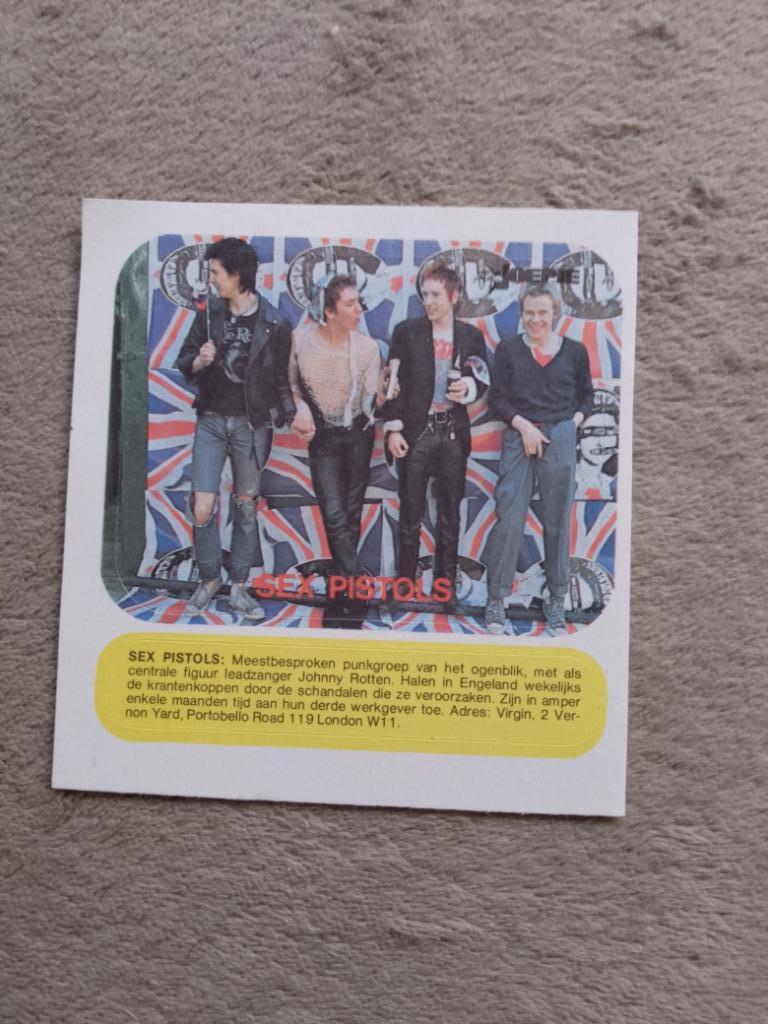 Sticker sex pistols, Verzenden