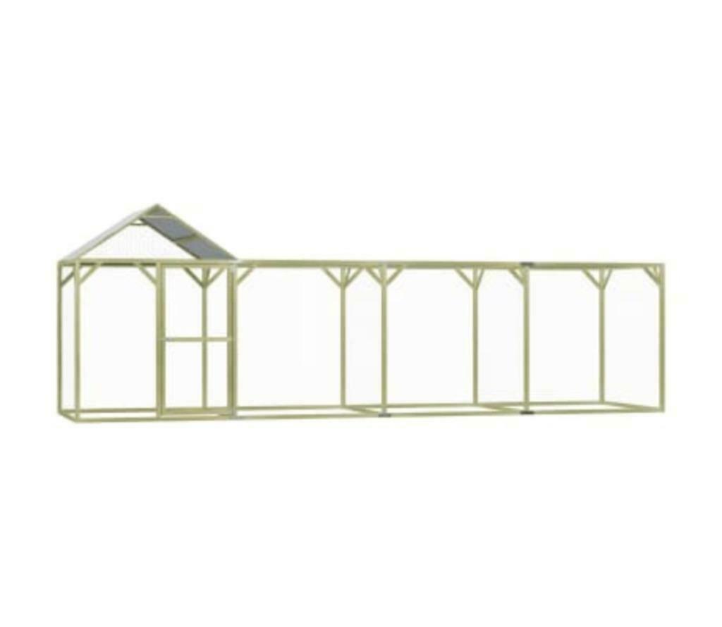 Poulailler enclos parc 9m² + toit enclos poule parc voliere, Animaux & Accessoires, Envoi, Neuf