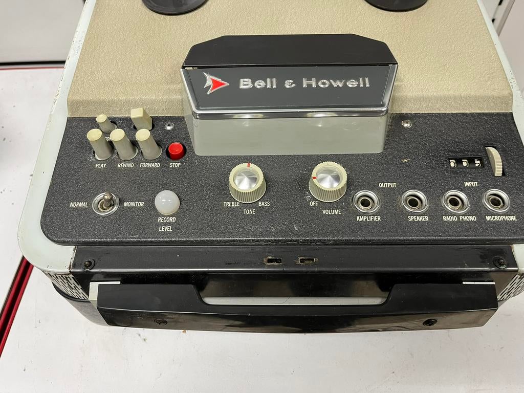 Bell & Howell 785X Vintage bandrecorder - jaren 50, Ophalen, Bandrecorder, Met banden