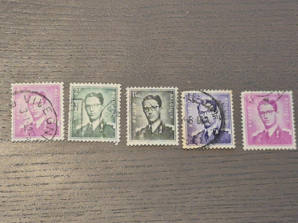 Timbres Baldwin 1952-1958, Enlèvement ou Envoi