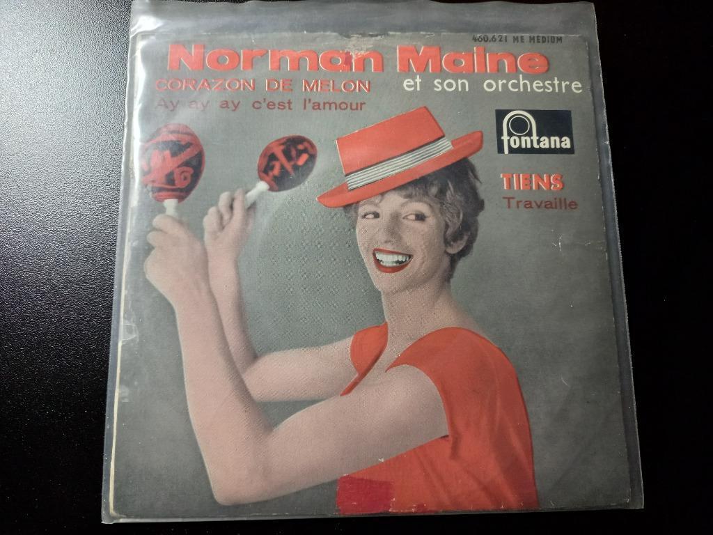 Norman Maine et Son Orchestra —   Corazon De Melon ' 7 EP, CD & DVD, Vinyles Singles, Enlèvement ou Envoi, Utilisé, Latino et Salsa