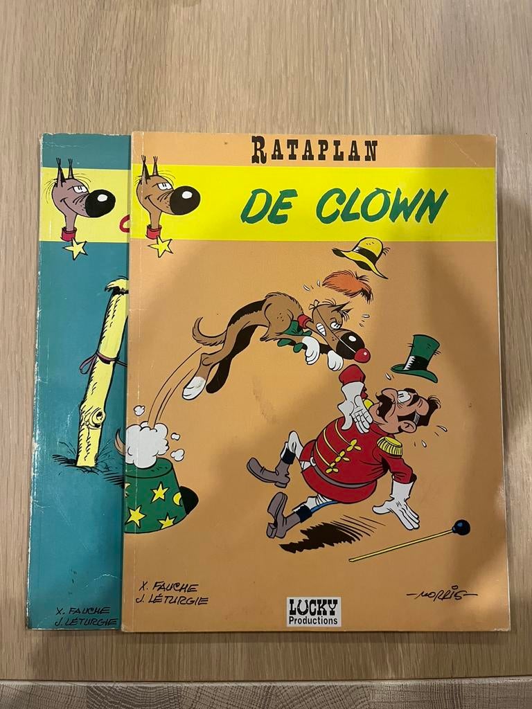 Rataplan - De clown / Rataplan gegijzeld!, Boeken, Stripverhalen, Meerdere stripboeken, Ophalen of Verzenden, Gelezen