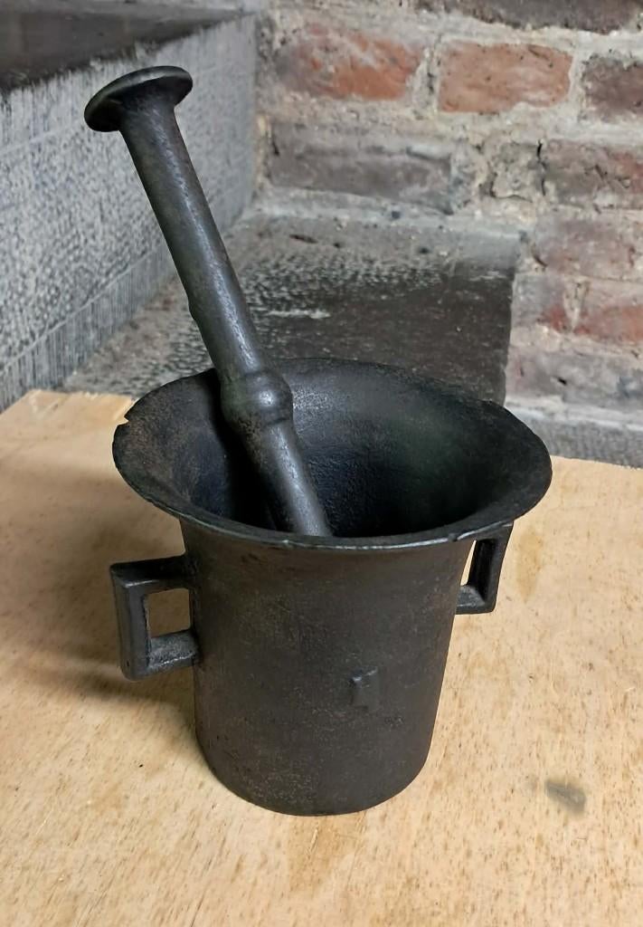 Apotheker, stamper en vijzel, Ophalen of Verzenden