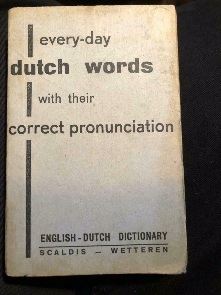 Every-day dutch words with their correct pronunciation, Enlèvement ou Envoi, Utilisé, BADGREEP