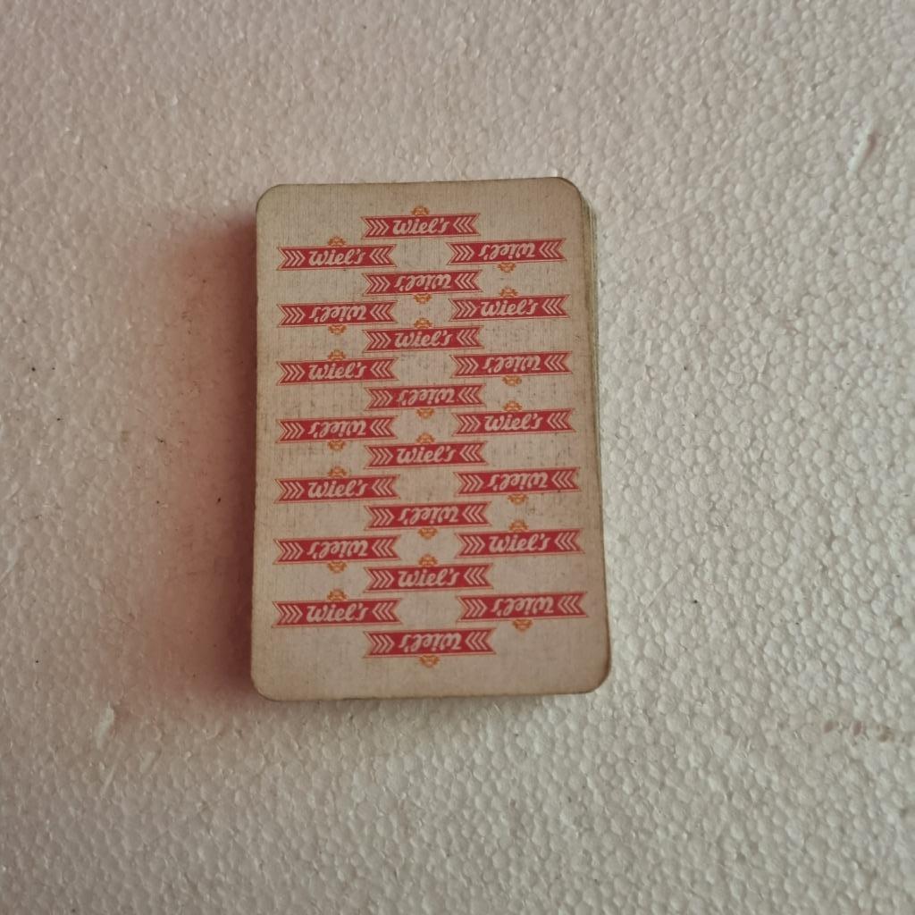 Jeu de cartes Wiel's, Collections, Marques de bière, Enlèvement ou Envoi, Utilisé, Autres types, Autres marques