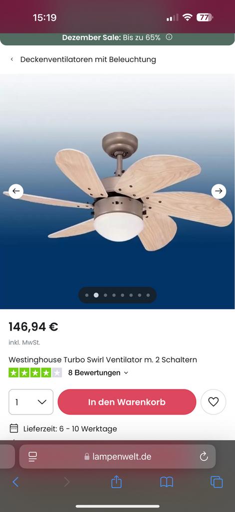 Lampe ventilateur, Electroménager, Enlèvement, Utilisé