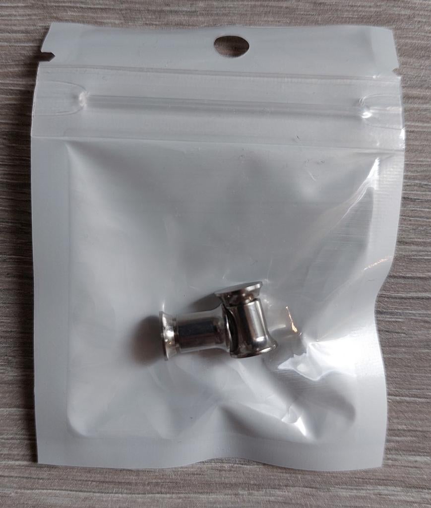 OORTUNNELS - NIEUW  - MAAT 6 - WIET BLAD - ( SEALED), Bijoux, Sacs & Beauté, Piercings, Enlèvement ou Envoi, Neuf, Acier, Piercing oreille ou tragus